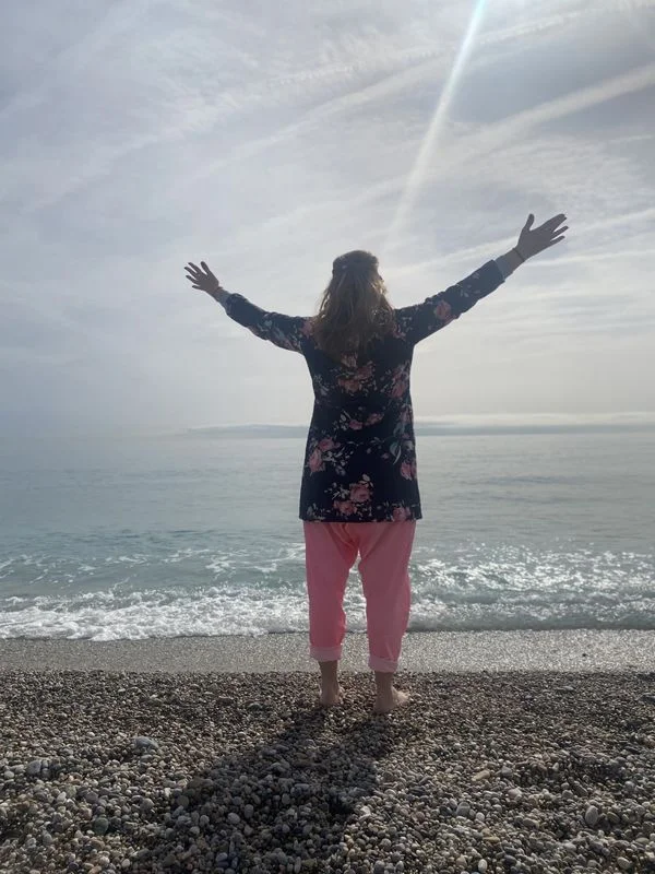 Respirer au grand air, plage Cagnes sur Mer